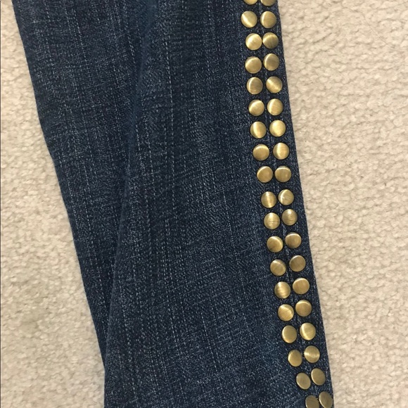 Current Elliott gold studded jeans - Picture 13 of 15